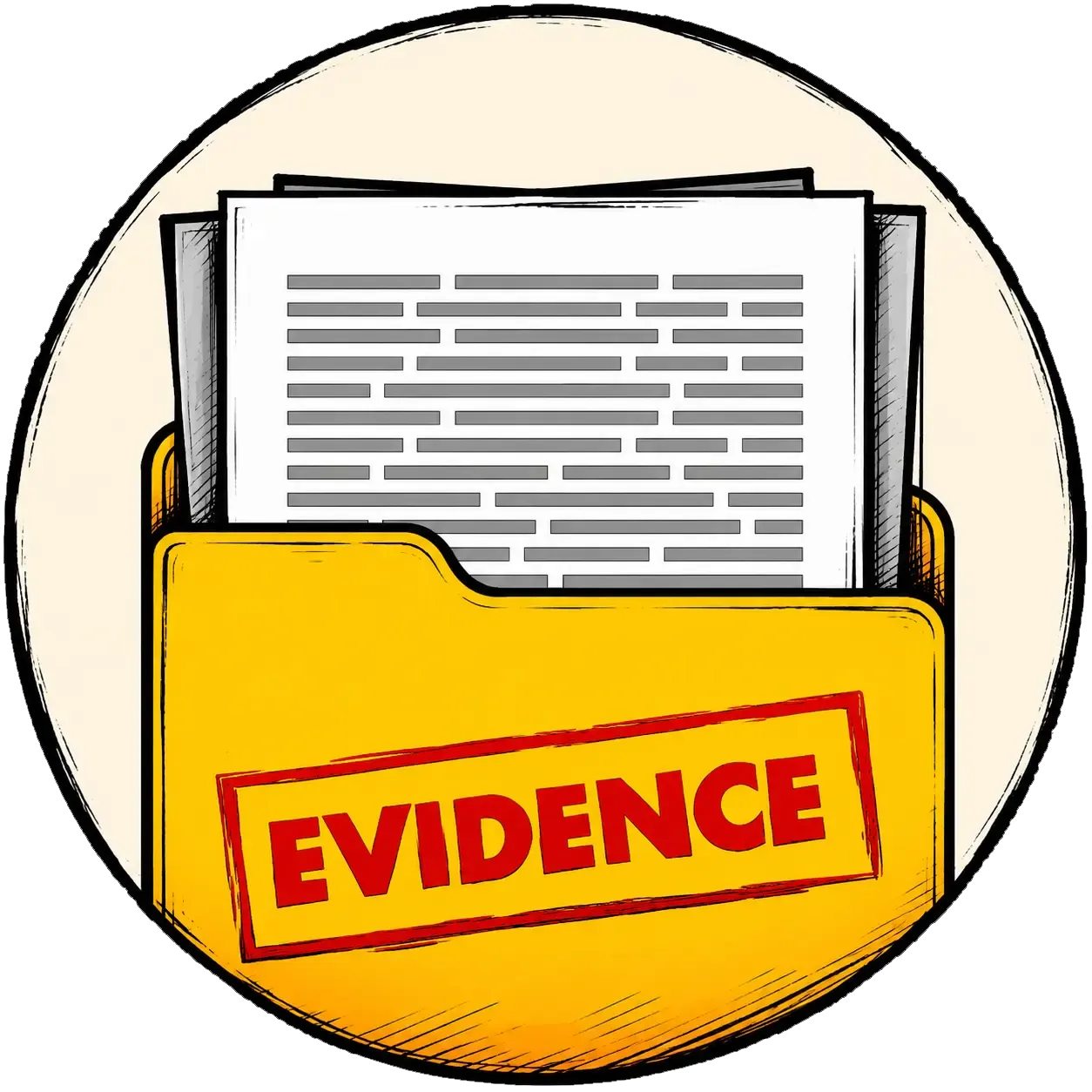 Evidence folder