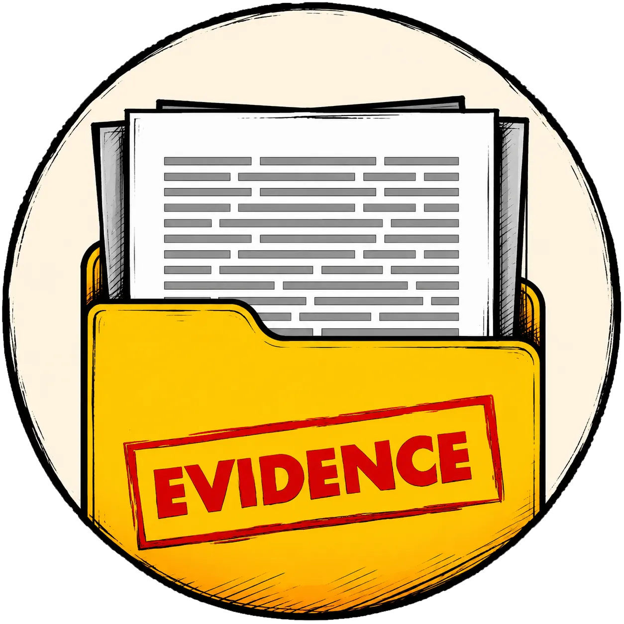 Evidence folder